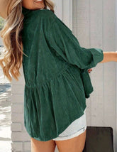 blusa de botones tallas grandes